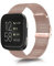 ToVioc Armband Kompatibel mit Fitbit Versa 2 /Fitbit Versa/Fitbit Versa Lite, Mesh Gewebte Edelstahl Metall, Weiblich Uhrenarmband Ersatzband für Fitbit Versa 2 /Versa/Versa Lite - Roségold