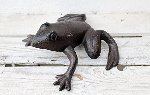 Gwenys Haus Gartenfigur Frosch Gusseisen groß