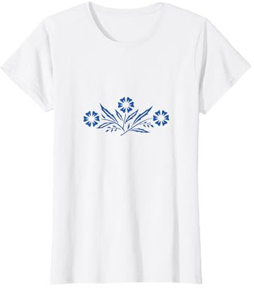 Femme Corning USA Cocotte vintage Bleu bleuet T-Shirt