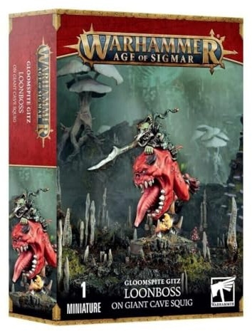 Loonboss on Giant Cave Squig: Gloomspite Gitz