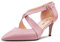 Castamere Aiguille Mi Talon Heel Pointu Bout Lanières Croisées Escarpins Mariage Party 6.5 CM Heels Rose Matte 35 EU
