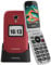 Mobitel 8010 Senior Mobile Phone Big Button Flip Phone for Elderly 4G SIM Free Unlocked Phone SOS Emergency Button 1400mAh Long Standby | Loud Speaker Easy to Use USB Type C Charging Dock (Red)