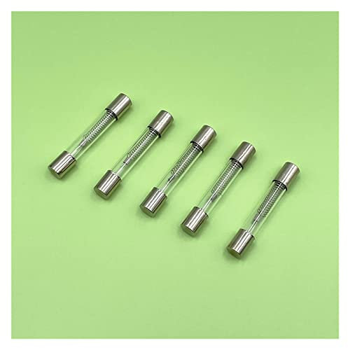 30-100 Uds 5KV 0.65A 0.75A 0.8A 0.85A 0.9A Horno microondas Cartucho de Alto Voltaje Fusible de Tubo de Vidrio soplado rápido 6x40mm (Size : 0.8A 800mA 100pcs)