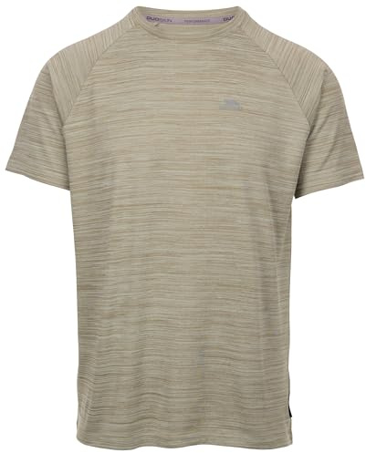 Trespass Mens Active Top Tp75 Leecana Light Sage Marl in Size - S