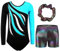 FINGER TEN Gymnastikanzug Mädchen Kurzarm Langarm Kinder Ballettanzug Gymnastik Training Gymnastikbody Trikotanzug Tanz Kleid (Grün, Tag 10A (9-10 Jahre))