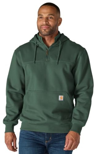 Carhartt Men's Paxton 1/4-Zip Sweatshirt, Forestry Green, XX-Large Tall