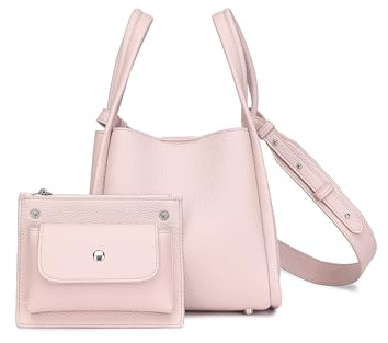 YONBEN Handtasche Damen Klein Umhängetasche Shopper | Weiche Leder-Optik mit Reißverschluss und verstellbarem Schulterriemen – kompakt für Alltag, Büro und Ausgehen.