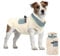 FEimaX Warme Hundemantel Winddichte Haustier Winter Fleece Hundejacke Winterweste mit D-Ring Hundekleidung Welpenjacke für Kleine Mittlere Hunde