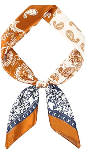 GoGou Halstuch Herren Weicher Bandana Quadratisch Kopftuch Seidiger Schal Mode Geschenke für Männer Casual Formal Busines