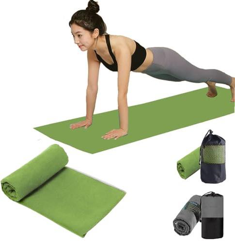 Tappetino da yoga antiscivolo caldo asciugamano da yoga assorbente sudore tappetino da yoga asciugamano 68,6 x 182,9 cm tappetino fitness palestra asciugamano da yoga coperta da yoga ad asciugatura