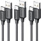 RAVIAD Cavo USB Type-C, Cavo USBA a USBC 3.1A Ricarica Rapida [3Pezzi 1M] Cavo USB Tipo C QC3.0 Cavo USBC to USB per iPhone 16 15ProMax Galaxy S24 S23 S22 Note20 Xiaomi P60 P50 Pixel iPad Realme