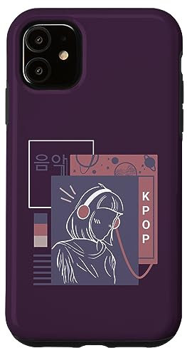 Hülle für iPhone 11 K-Pop Kult, Mädchen, koreanische Schrift