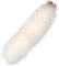 Porgeel Faux Fur Tail 15.8 '' Fuchs Schwanz weiches Kunsttier -Schwanz -Schlüsselbund flauschiger Therian Schwanz Anhänger Langer Fuchs Schwanz Schlüsselbund Weiß weiß