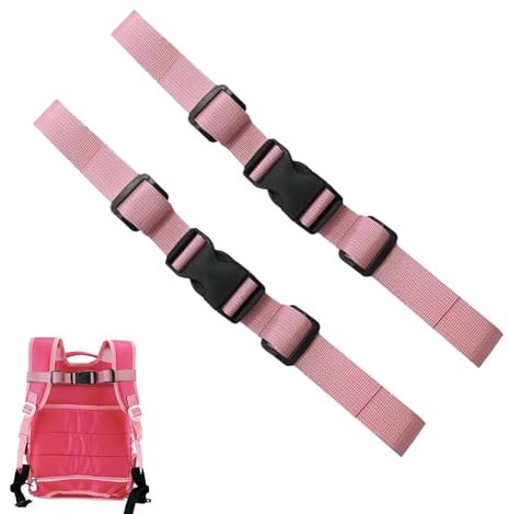 SHPUJUN 2 Stück Step by Step Brustgurt für Rucksack Kinder - Verstellbare Nachrüsten mit Ergobag