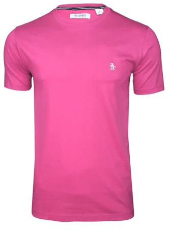 Original Pengun Men's Small Embroidered Logo T-Shirt, Vivid Viola, L