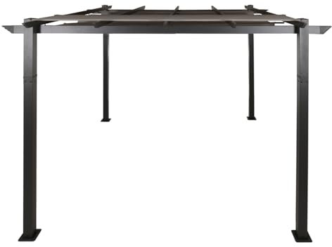 Pergola en Aluminium HWC-N93 UV50+ 3x3m Terre Cuite