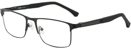 ZENOTTIC Blaulichtfilter Brille Herren,Lesebrille Rahmenlos Metallgestell Sport Computerbrille