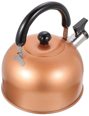 HOLIDYOYO Tetera Silbante Para Hervir Agua Hervidor De Agua Eléctrico Duradera y