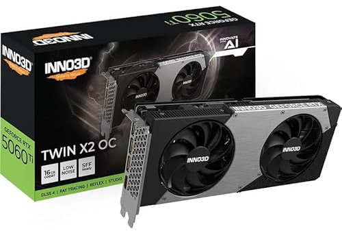 Inno3D GeForce RTX 5060 Ti Twin X2 16 GB GDDR7 Reflex 2 RTX AI DLSS4