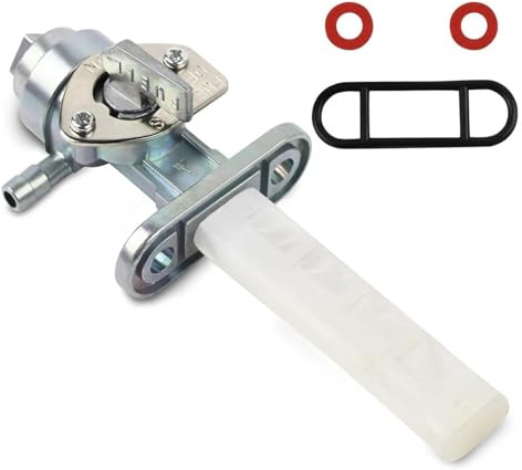 Motorrad Kraftstoffpumpe Ventil Benzinhahn Für Suzuki TS GS GN 125 250 TS 50 100 125 185 250 GZ DR DS 90 100 125 185 250 GP GT Motorrad Öl Tank Schalter 34mm Kraftstoff Pumpe Ventil Petcock