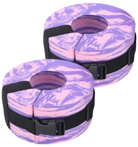 Pesas de Tobillo para Ejercicios de Agua, Correas de Espuma, Equipo de Entrenamiento Ligero para Piscina, Anillo de Flotador Ajustable Seguro, función de Secado rápido, Accesorios de