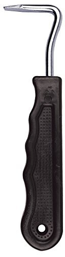 Hufkratzer mit anatomisch geformtem Kunststoffgriff, schwarz