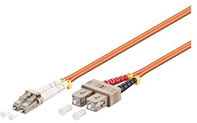 Goobay 96145 LWL Kabel, Multimode (OM2) Orange