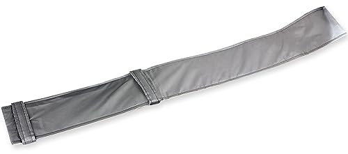 PME LBB124 Backgürtel für Tiefe runde und eckige Backformen, Stoff, Grau: 16 x 4 (81cm x 10cm), 16 x 2.5 x 27 cm