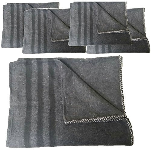 5er Pack Biwakdecke Armeedecke Kultdecke Decke anthrazit neu