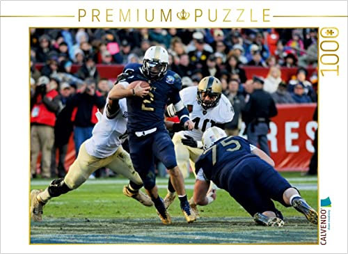 CALVENDO Puzzle Kickoff - American Football 1000 Teile Puzzle quer | 1000 Teile Lege-Größe 64 x 48 cm Foto-Puzzle für glückliche Stunden