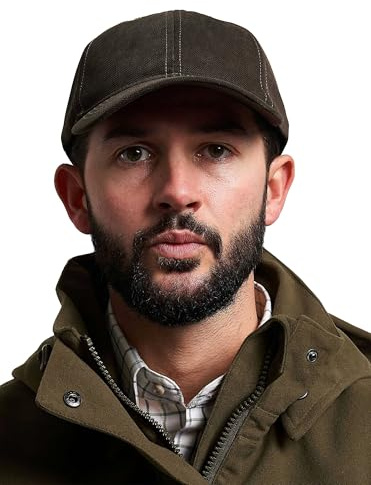 JACK PYKE Ashcombe Baseball Hat - Waterproof & Breathable Outdoor Cap, Durable Nyco with TPU Membrane, Adjustable Fit, Ideal for Hiking, Fishing & Outdoor Activities, Brown