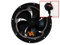 HVAC Spares Ltd Quality Industrial Duct Fan, Cased Axial Fan, Kitchen Extract, Extractor, 6 Pole (450mm / 18 Inch with Plug and Lead)