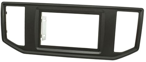 tomzz Audio 2457-052 Doppel DIN Radioblende kompatibel mit VW Crafter II MAN TGE ab 2017 schwarz