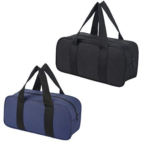 CACTIYE 2 x Werkzeugtaschen-Organizer, vielseitig einsetzbar, breite offene Öffnung, Aufbewahrungstasche für Heimwerker und Werkzeugaufbewahrung