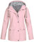 KaloryWee Veste De Pluie Femmes Imperméable avec Capuche Sport Manteau Grande Taille, Coupe-Vent Raincoat Windproof Cape Poncho Poche pour Voyage Randonnée