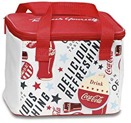 Coca-Cola Fresh 5 Borsa frigo Flessibile, 5 l, Design Picnic, Tempo Libero e Snack