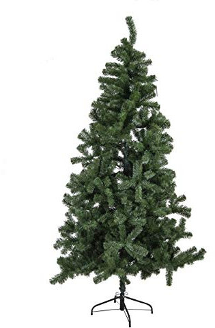 Vacchetti Giuseppe Albero di Natale Monte Prado artificiale verde 320 rami con supporto in metallo alto 150cm