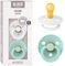 BIBS Colour Schnuller 2er-Pack, BPA-frei, Kirschform Nippel. Naturkautschuk/Latex, Hergestellt in Dänemark. Größe 1 | 0+ Monate | 2-Pack, White/Mint