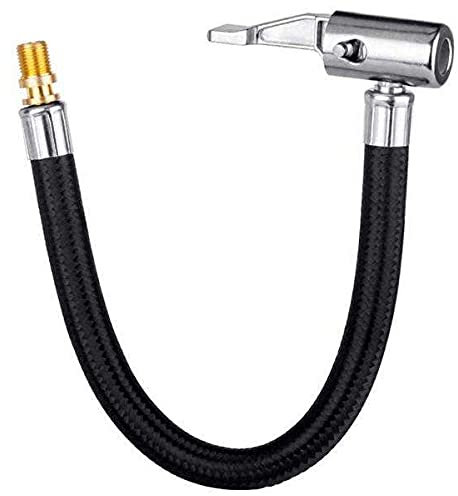 MagiDeal 2 Stück Reifenfüller Schlauchadapter, Ventilverlängerung Adapter, Ventiladapter Autoventil, 23CM Schlauch Luftschlauch Inflator Adapter für Auto, Autoventil Pumpe, Motorrad, Fahrrad