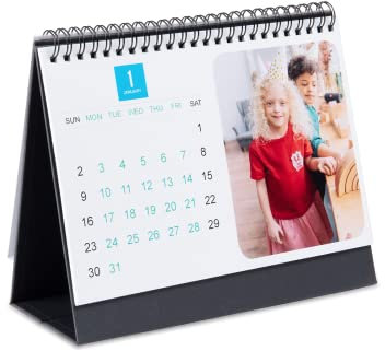 Albertband Personalisierter Desktop Kalender 2023 mit Foto Benutzerdefinierter Kalender 2022-2023 Stand-Desktop-Kalender 2022-2023 Tischkalender Weihnachten Neujahrsgeschenke
