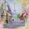 20 Servietten Straße zum Eiffelturm | Paris | Frankreich | Reise | Urlaub | Tischdeko | Decoupage | Serviettentechnik 33x33cm