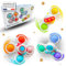 Baby Spinner Ventouse Pop it - Baby hoptoys Fidget Toys - Spinner Anti Stress - Jouet Bebe 1 an - Jouets de Bain - Hand Spinner Bebe