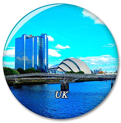UK England Secc Glasgow Kühlschrankmagnet Dekorativer Magnet Aufkleber Reise Souvenir Kollektion Touristenstadt Geschenk Whiteboard Küche