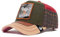 Goorin Bros. Trucker Cap Trunchbull Olive Grün Rot, Size:OneSize