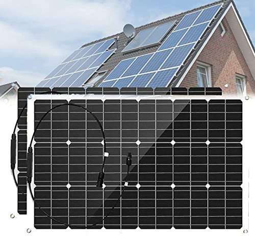 Panneau Solaire 400 W 800 W Cellules solaires photovoltaïques Hors réseau, Module Solaire monocristallin Flexible, modules photovoltaïques du système Solaire, 2 x 400 W