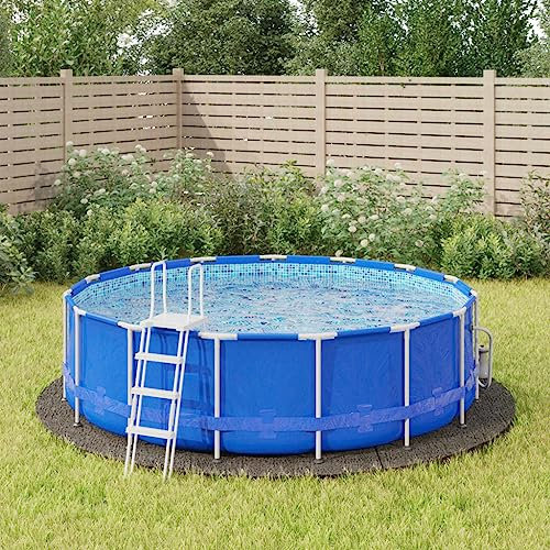 Möbel, Heimwerkzeuge, Pool-Bodentuch, hellgrau, 396 cm, Polyester Geotextil