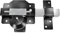 Amig - Cerrojo de Seguridad con Cilindro Redondo y Pestillo de Apertura Mod. 1 - Cilindro 50mm - Cerrojo de Sobreponer para Puertas de Entrada o de Paso - Incluye 5 Llaves - 88 x 153mm - Acero - Negro