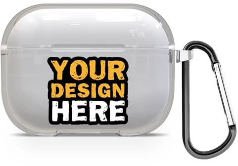 Personalisierte Hülle für AirPods Pro 2 Weiche TPU Hülle Gestalten Sie Ihre Hülle mit Bildern Fototext - Ihr Eigenes Design