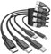 RAMPOW USB C Kabel, [5Pack 1M+1M+1M+2M+2M] USB auf USB C Kabel QC3.0, ladekabel USB C, Schnellladekabel USB C iPhone 15 ladekabel für iPhone 15/15 Pro, Samsung S23/S22/S21, iPad, Xiaomi, Sony