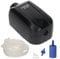 Hidom Ultra Quiet Adjustable Aquarium Air Pump 2L/min Single Outlet Air Pump For Tropical or Marine Fish Tanks 50-300L With Check Valve, Air Stone and Airline Tubing